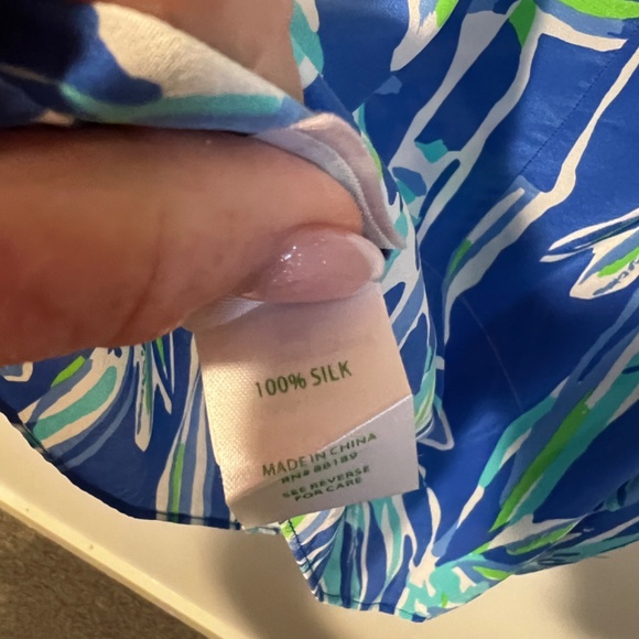 Lilly Pulitzer Silk Top - Picture 8 of 8